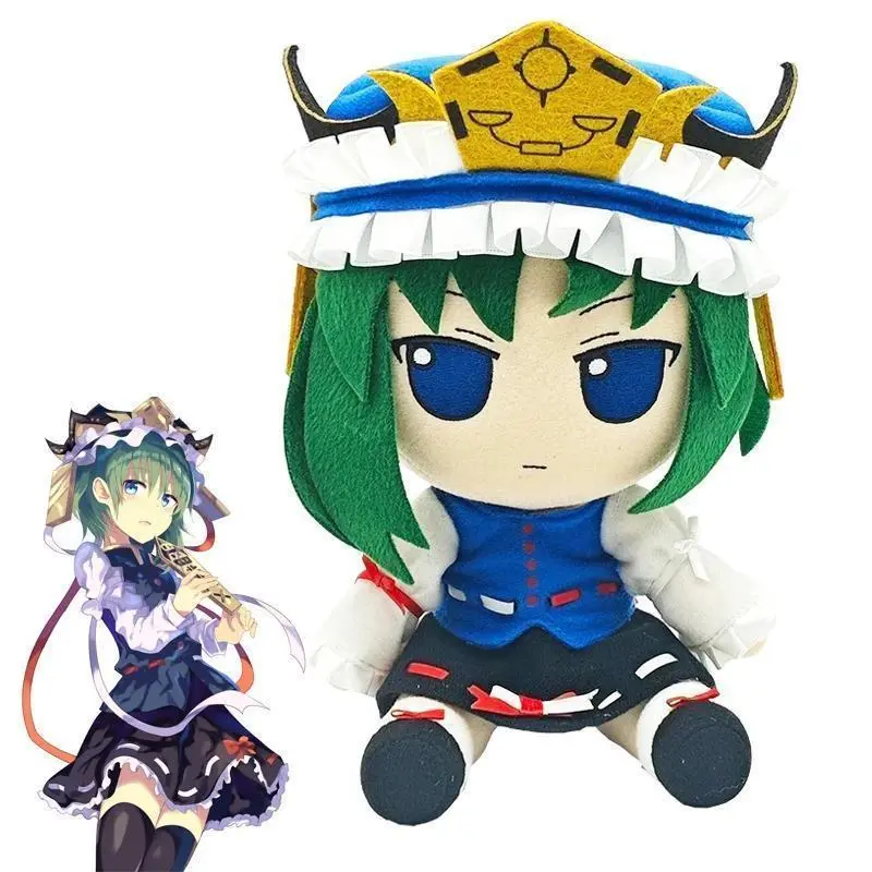 2026 Hot Touhou Project Shikieiki Yamaxanadu Plush Toy, 16cm Smoke-Sealed Stuffed Figure, Includes Junko Remilia Scarlet Reimu Marisa Yuyuko Koishi Themed Design, Drop Shipping Gift for Classic Toy Enthusiasts