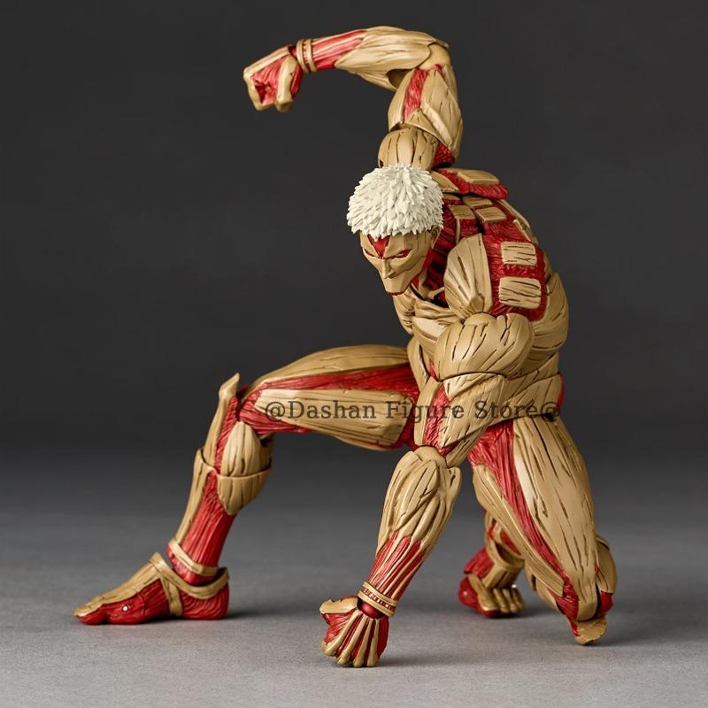 Attack on Titan Figure Revoltech The Armored Titan Action Figures Amazing Yamaguchi Yoroi no Kyojin Reiner Braun PVC Model Toys