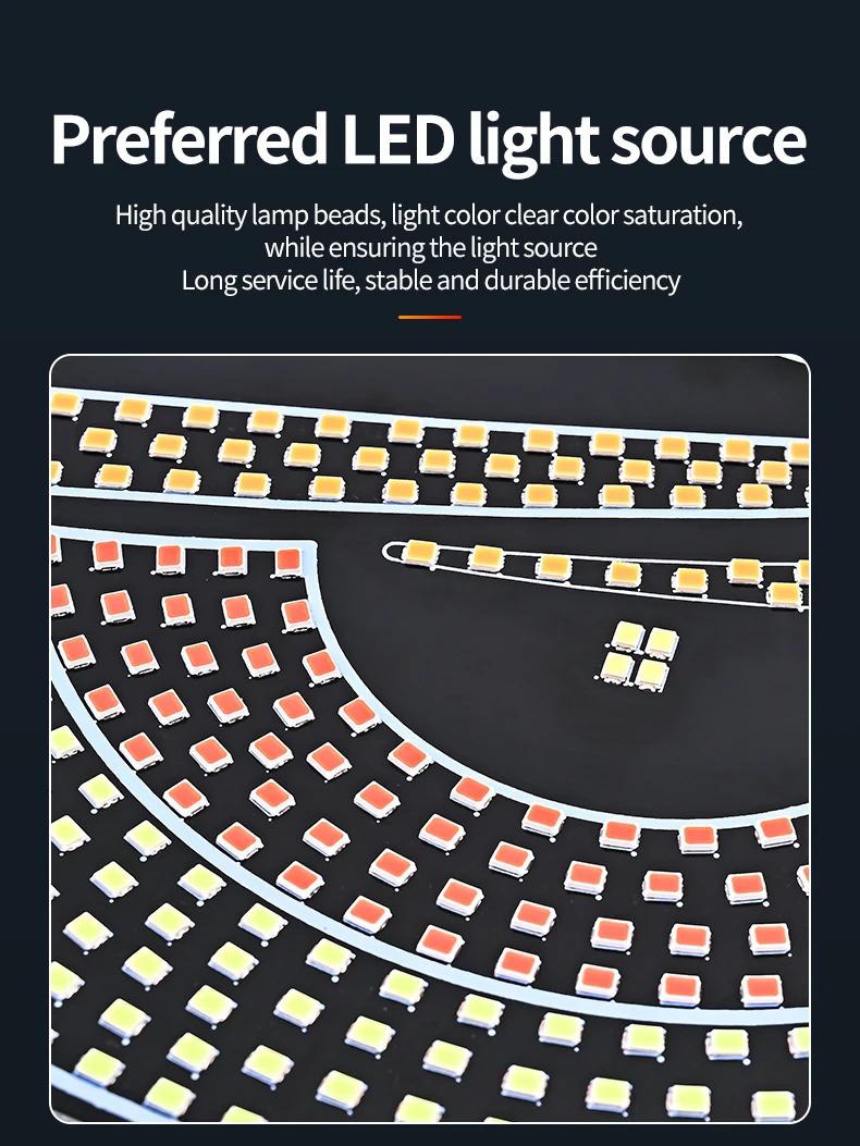 New Car Dynamic Devil's Eye Light Car Sticker Led Display Truck Car Front and Rear Windshield Glass Light Eye Warning Light