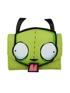 Invader Zim 3D Gir Trifold Wallet, Stylish Anime Design, Durable Material, Perfect Gift for Fans, Ideal for Daily Use