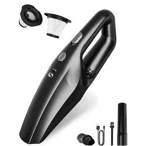 Cordless Handheld Vacuum Cleaner, Powerful Portable Car Vacuum Kit with Rechargeable Battery & Washable HEPA Filter, Mini Hand Held Vacuum for Men and Women