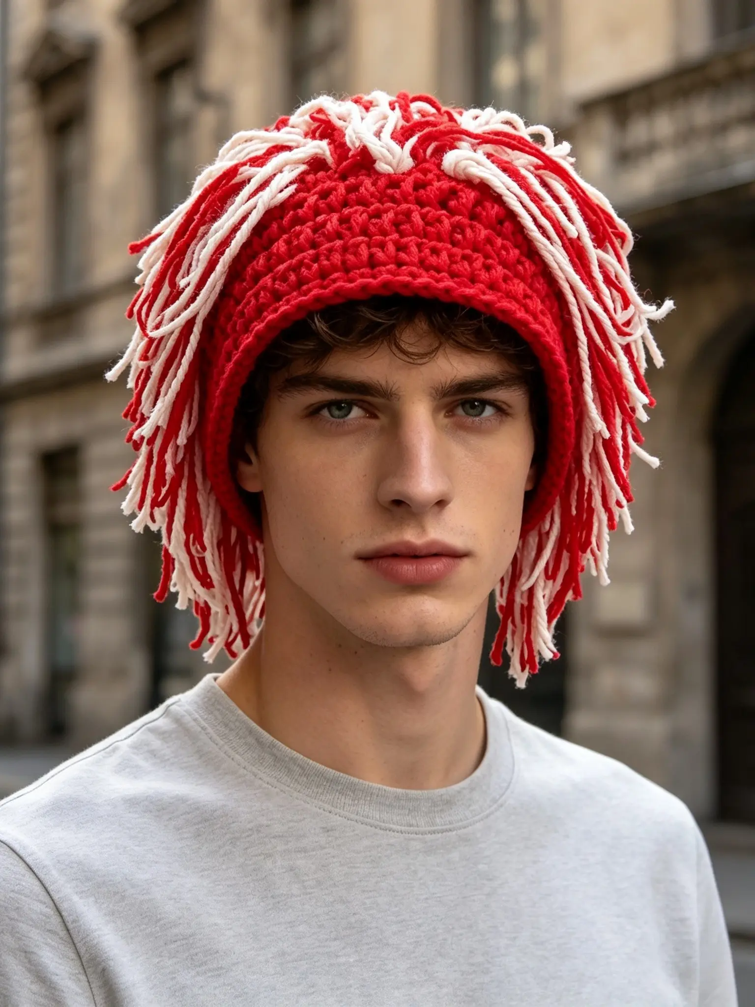 Unisex Dreadlock Hat, Colorful Striped Knit Cap, Soft Durable Material, All Seasons, Street Style, Party Wear, Outdoor Accessories