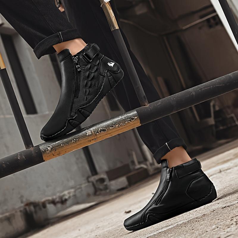 Trendy Plus Size Fashionable Outdoor Anti-Slip Warm And Comfortable Casual Business Handmade Bean Driving Men'S Shoes Men'S Slip-On