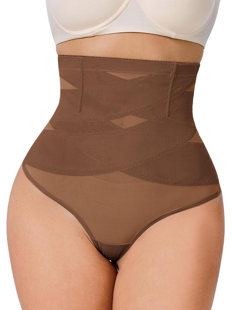 Women's High Waist Shapewear Panty, Tummy Control  Shaper Bottoms, High Stretch Shapewear Bottoms for Daily Wear, High Waisted Shapers