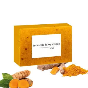 Gentle Organic Turmeric Soap Deep Cleansing Smoothing Natural For Face & Body Suitable For All Skin Acne Treatments Korean Collagen Acid Skincare Medicube Body Care