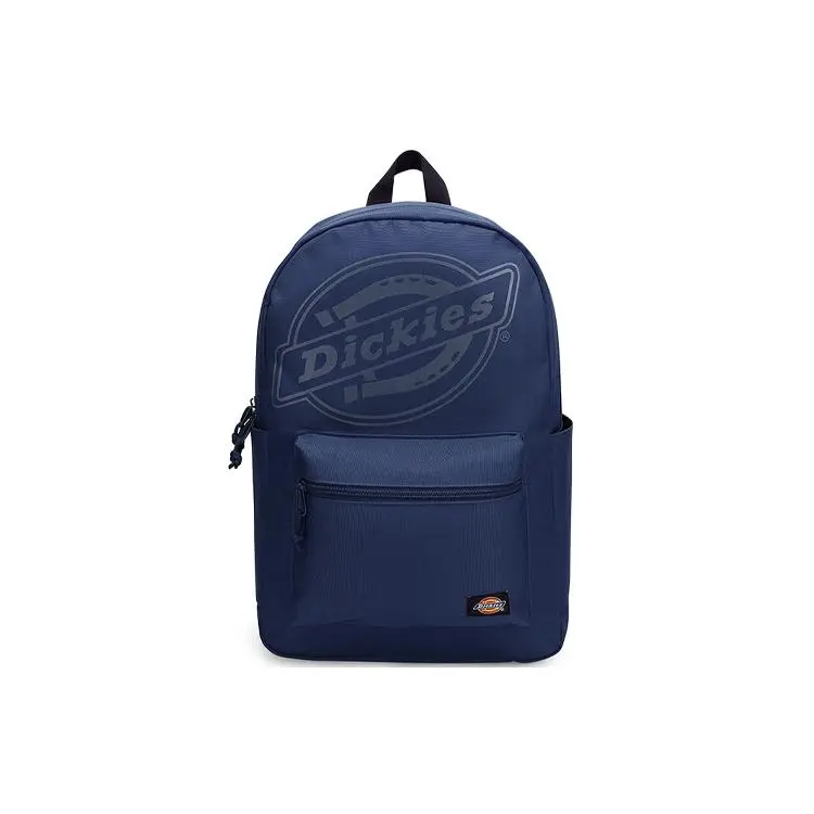 Dickies 19L Classic Logo Print Skateboard Backpack for Men and Women – Casual Style in Navy Blue