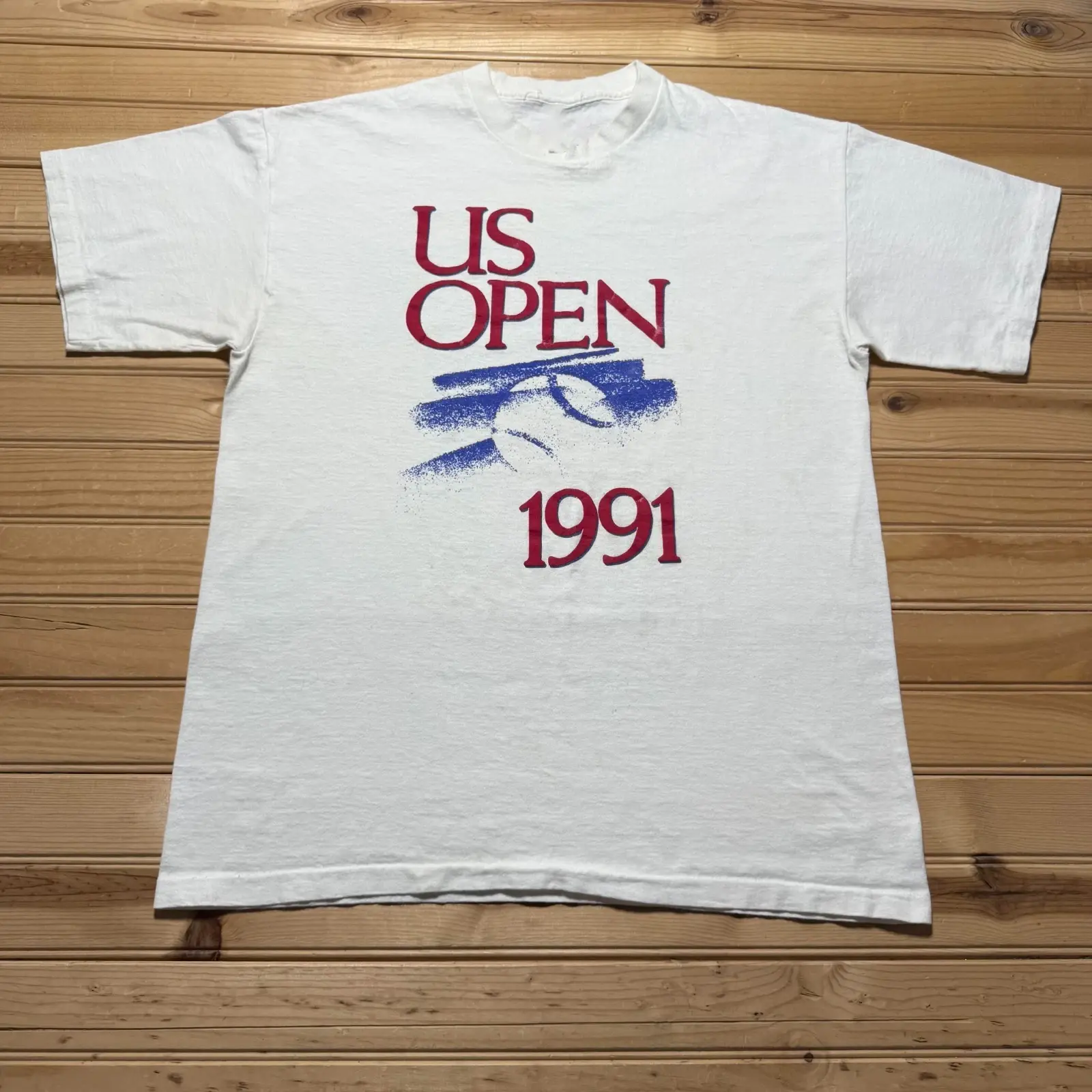 Vintage US Open Tennis T-Shirt – Retro 1991 Tennis Graphic Tee, Classic Sports Apparel Shirt, Old School Athletic Streetwear Top, Tennis Fan Gift for Men Women, Casual Unisex Summer Tee