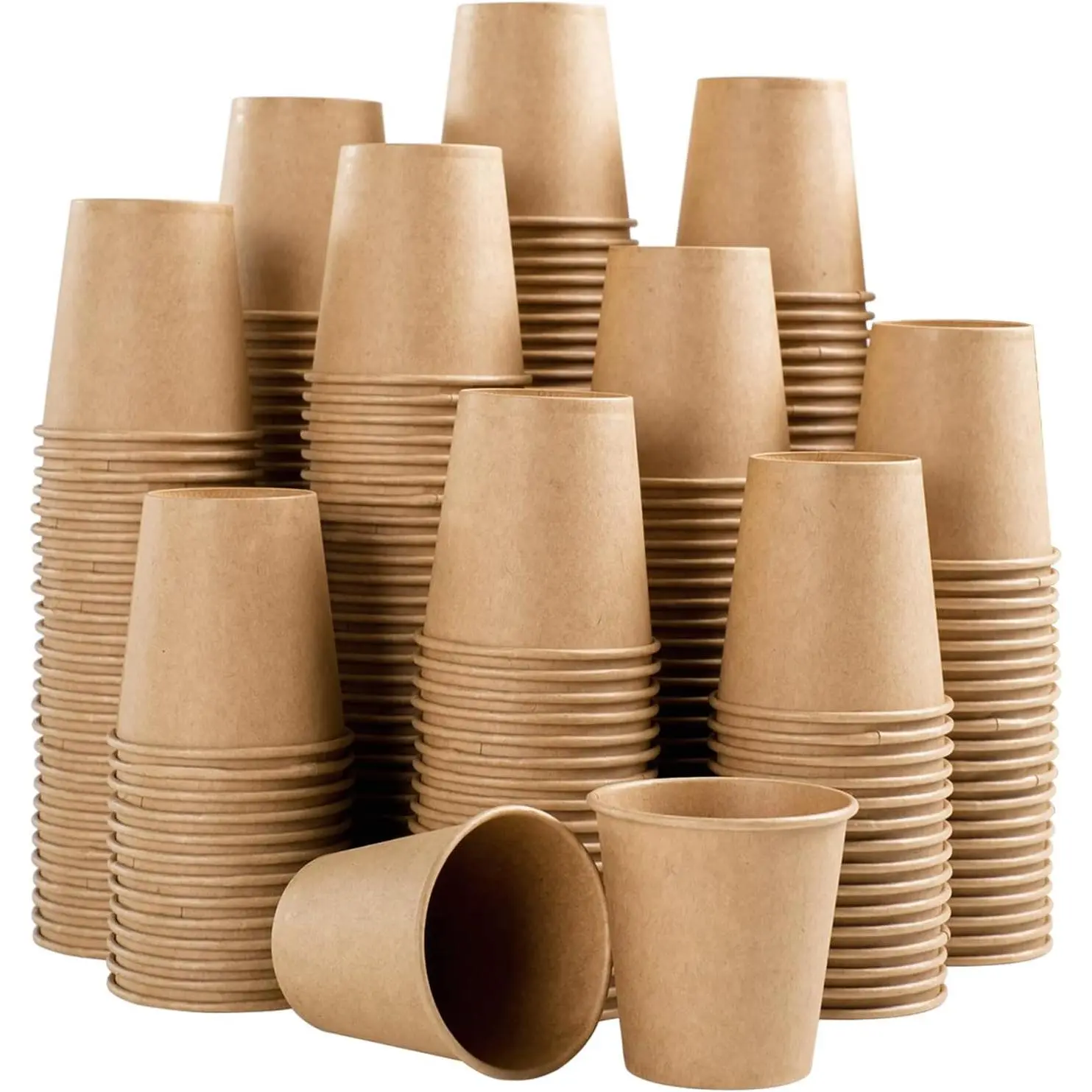 600 Pack 3 OZ  Paper Cups, Disposable Bathroom Cups, Small Mouthwash Cup, Hot/Cold Beverage Cup for , Kitchen, Stores