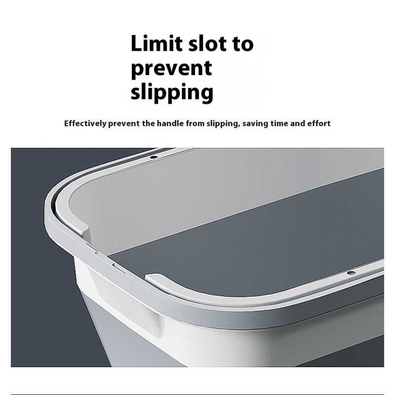 Large capacity foldable rectangular mop cleaning bucket lifting type car washing and fishing multifunctional portable bucket