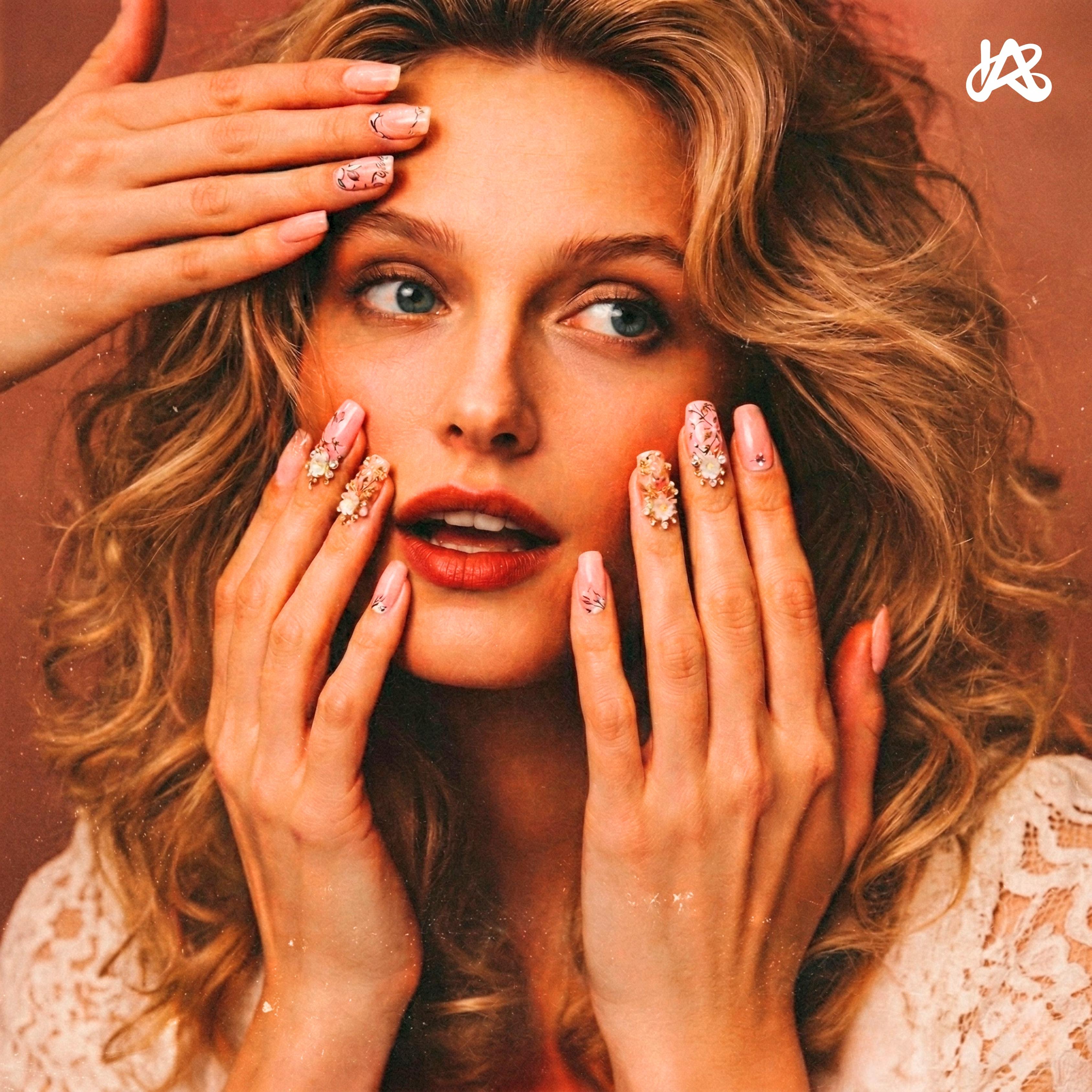 Short Square Press-On Nail Series. Featuring a unique silhouette, this collection of pre-designed acrylic nails showcases a stylish and avant-garde color palette. Requiring no filing or shaping, they are the ideal choice for DIY manicures at home Butterf