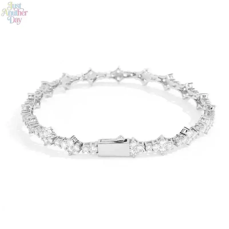 6.5mm Classic Tennis Bracelet | 18K Gold Plated Cubic Zirconia - Unisex, Perfect for Everyday & Party Wear, Premium Bracelet, Men's Accessories summervibes