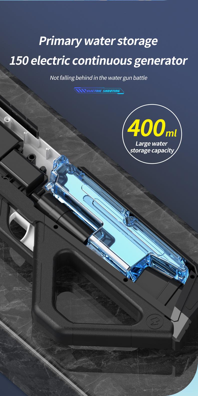 Automatically Water High Pressure Electric Water Gun Toys for Kids Summer Outdoor Pool Fight Games Children Water Toys Gift play Watergun Waterblaster