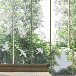 Anti-Collision UV Reflective Transparent Window Bird Stickers Window Decals Protect Birds Prevent Bird Strikes for Glass Door