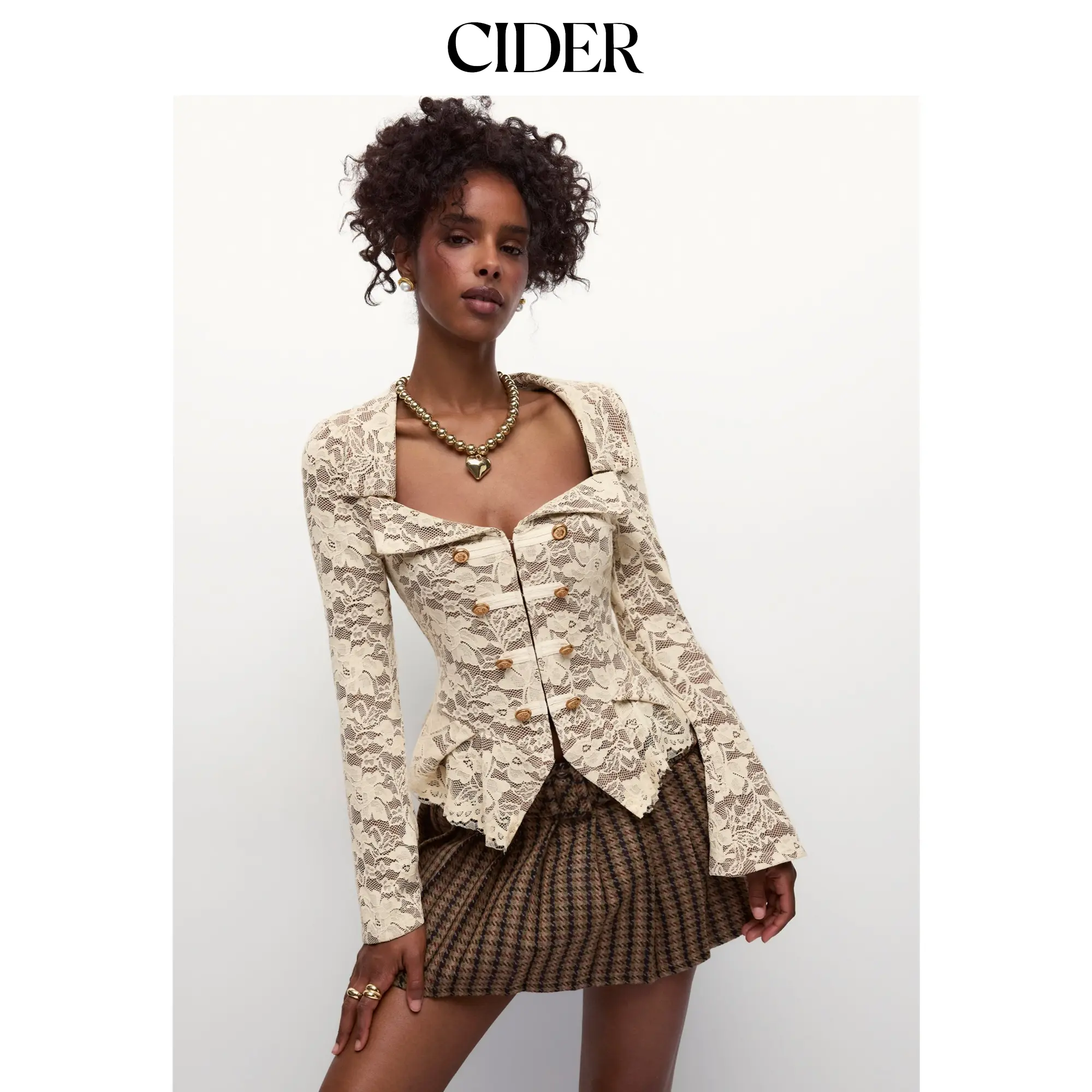 Cider Queen For A Day Lace Top SohoChic