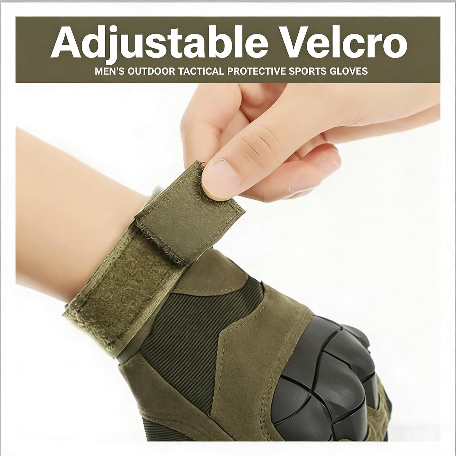 Tactical Full Finger Gloves - Soft Knuckle Protection, Touchscreen Non-Slip Breathable, For Outdoor Sports Motorcycle Riding Training Hunting, Men Women Work Gloves