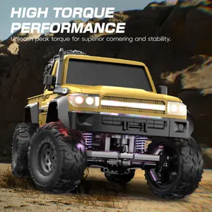 New remote control car 1:20 full-scale simulation four-wheel drive remote control climbing car with lights remote control toy car