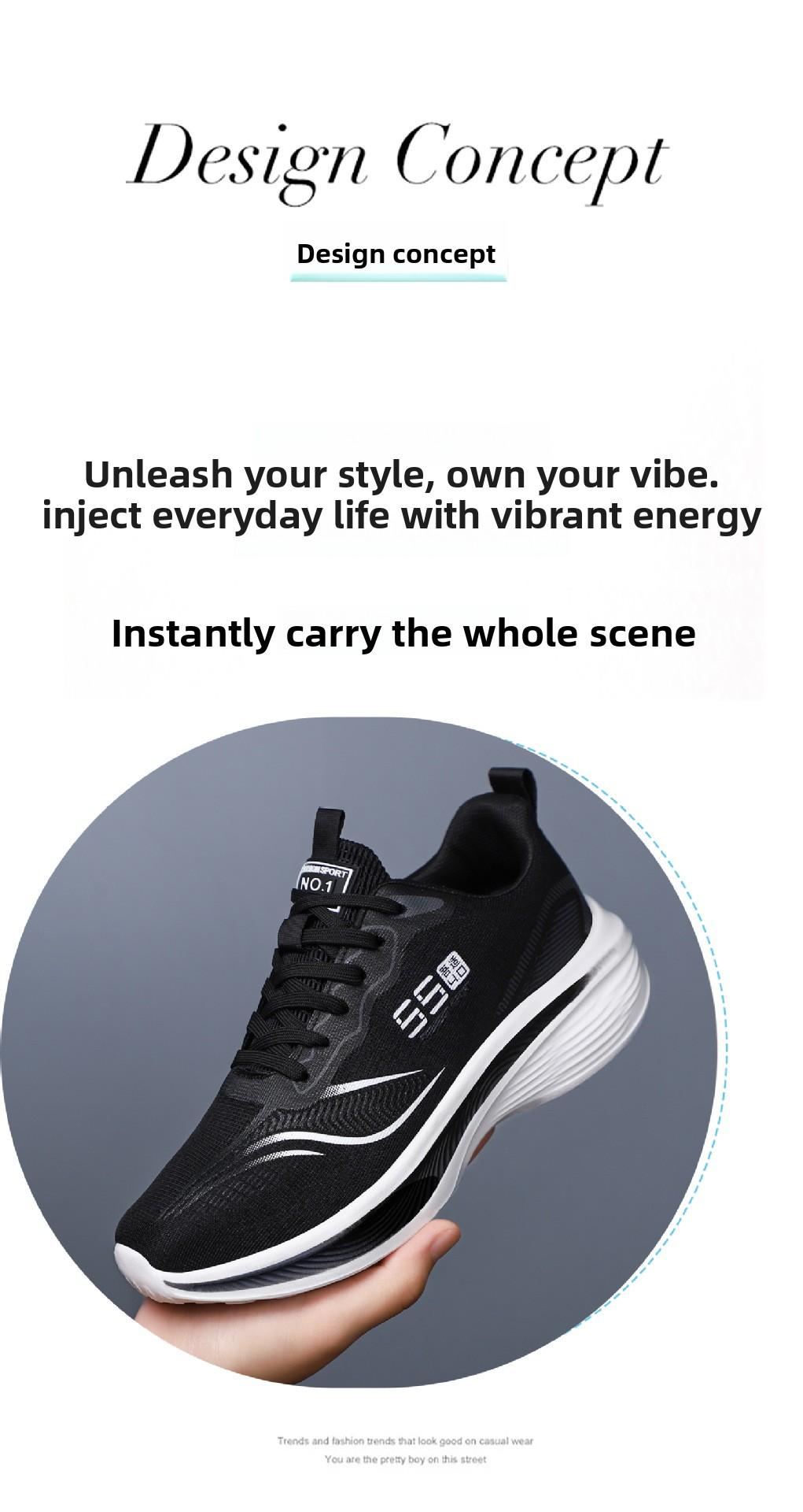 Women's Shoes Versatile Spring New Casual Women's Single Shoes Running Shoes Soft Sole Shock Absorption Lightweight Sports Shoes