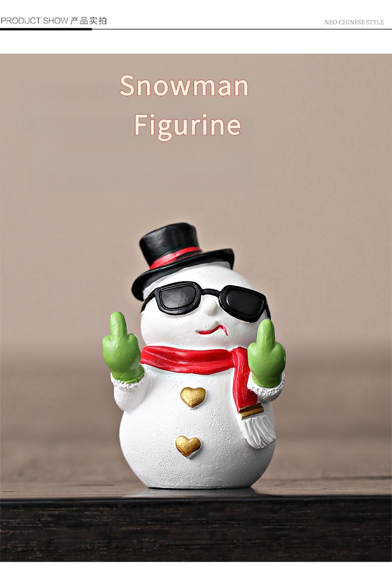 Creative Santa Claus & Snowman Crafts, Ornaments, Premium Minimalist Home & Desktop Decor, Ideal Christmas Gifts