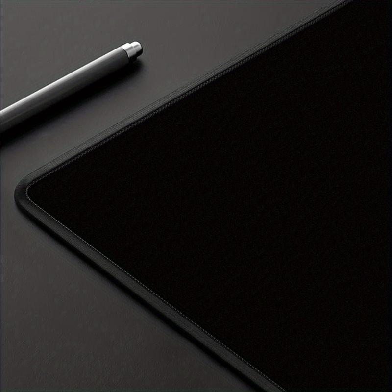 Kurosun Samurai Mouse Pad Small Black Upgraded Version Mousepad Washable Non-slip Rubber with Precision Lock Edge Office Micepad