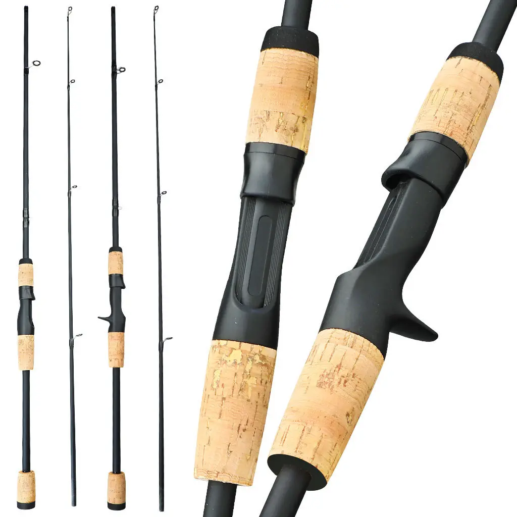 Fishing rod, lure rod, 2-section plug-in straight handle, water-drop spinning reel set for beginners