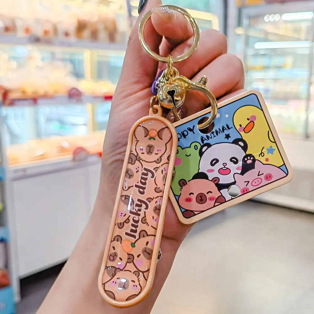 Cartoon Mini Animal Skateboard Keychain with Bell, High-Value Gift for Christmas, Valentine's Day, Spring Festival, New Year, Day