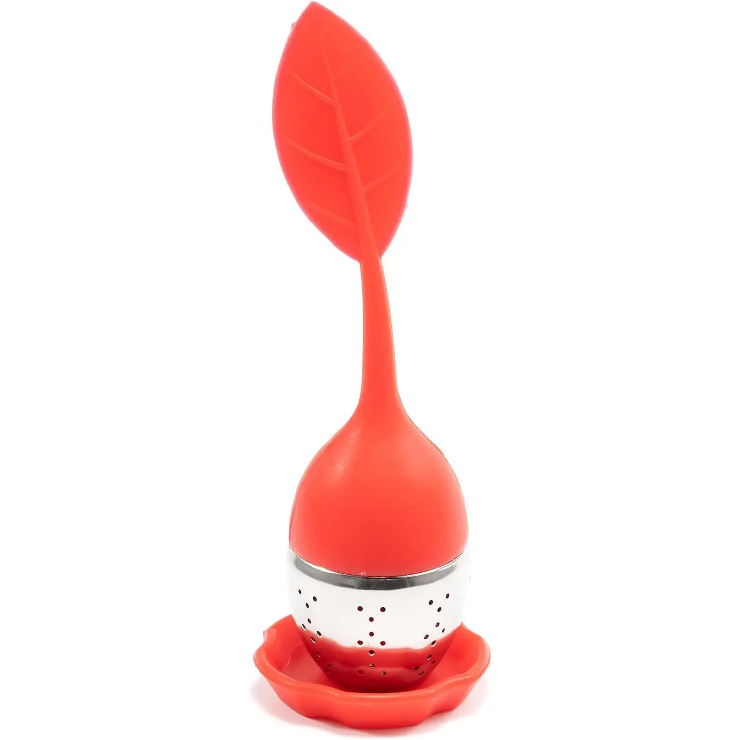 Stainless Steel leaf-shaped  Ball 1.5 Inch  Infuser Strainers  Strainer Filters  Interval Diffuser for  (1)