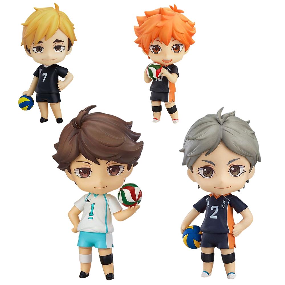 10CM Haikyuu Anime Nishinoya Yuu Hinata Shouyou Figure Suit Animation Model Toys Gifts Collection Decoration Ornaments PVC