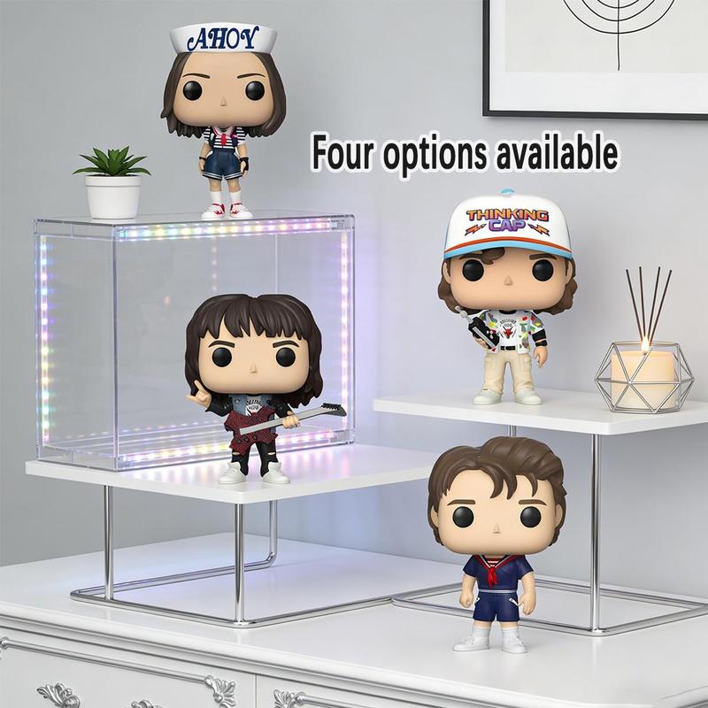 Stranger Things Series Funko Pop Style Q Version Action Figures, Collectible Figurines, Dustin Mike Steve Robin Collectible Toys, Perfect Gift for Fans