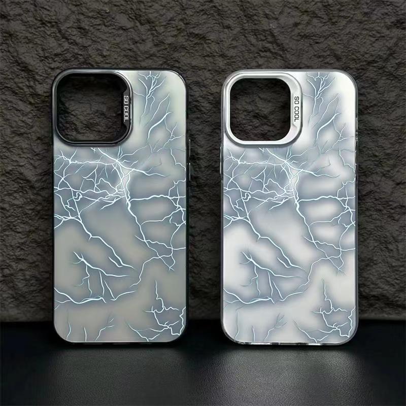 The Lightning Pattern Design Is Suitable for Iphone 16, 16 Plus, 16 Pro, 16 Pro Max, Iphone 15, 15 Plus, 15 Pro, 15 Pro Max, 14, 14 Plus, 14 Pro, 14 Pro Max, 13, 13 Pro, 13 Pro Max, 12, 12 Pro, 12 Pro Max, 11, 11 Pro Max, 7, 8, X, And XS Specific Phone Ca