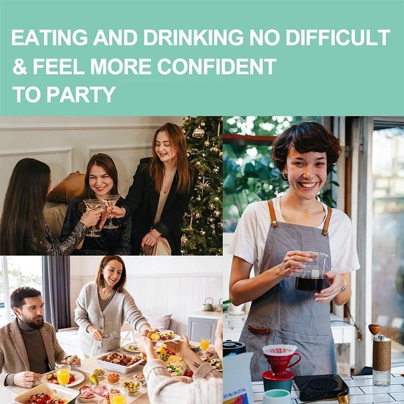 Adjustable Denture Teeth Set Perfect Fit Teeth Whitening Snap On Silicone Portable Denture Braces Decorate Gaps Smile Veneers