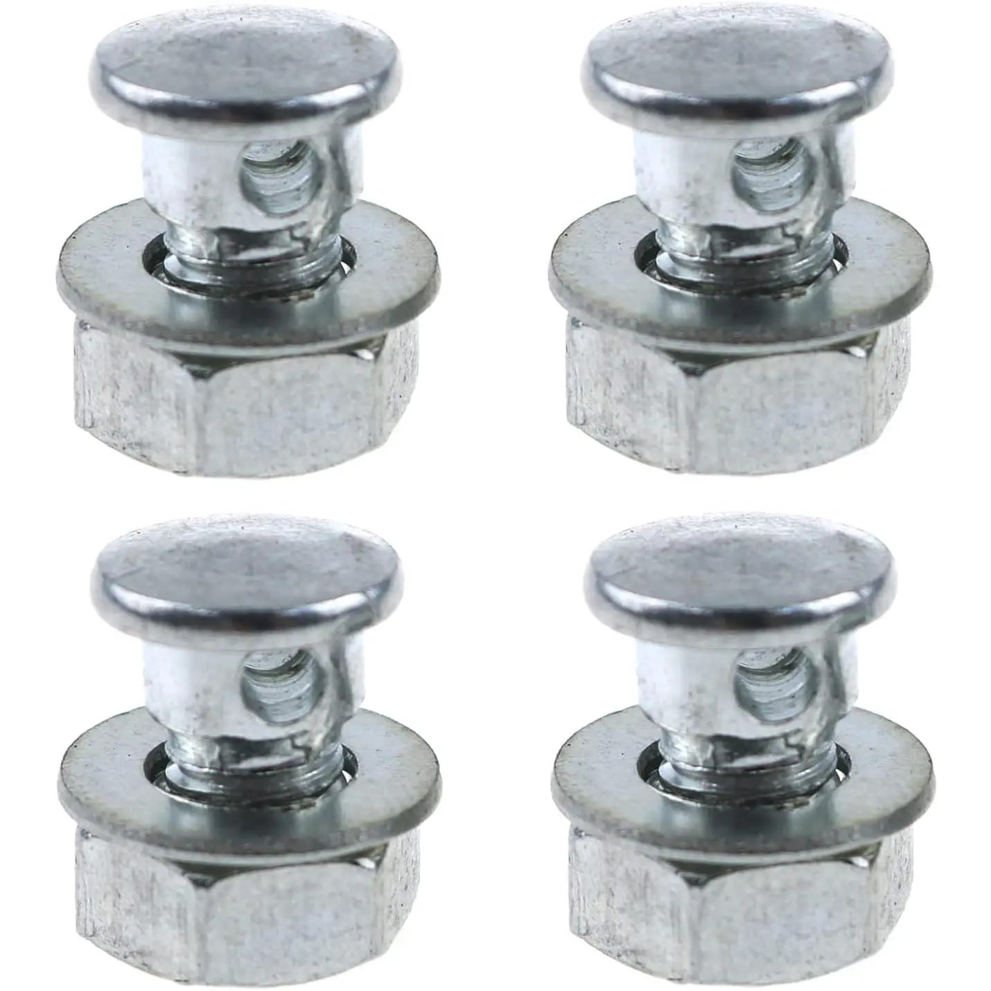 4Set Bicycle Brake Cable Anchor Bolt Regulator Clamp Lock Screw Bolt with Nuts and Washers for Brake Line Cantilever Brake