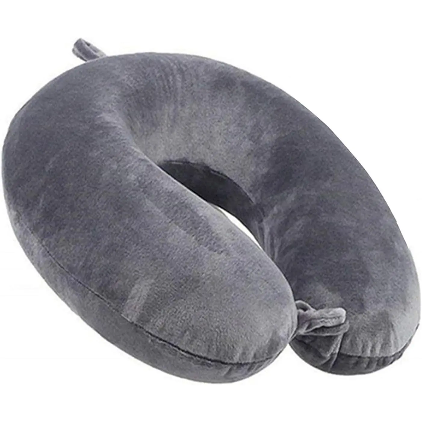 Travel Pillow 100% Pure Comfortable U Shape Memory Foam Pillows Neck and Head Support Portable Travel Neck Pillow Suitable for Planes Airplane for Traveling,Train,Self-Drivingng Car,(Grey)