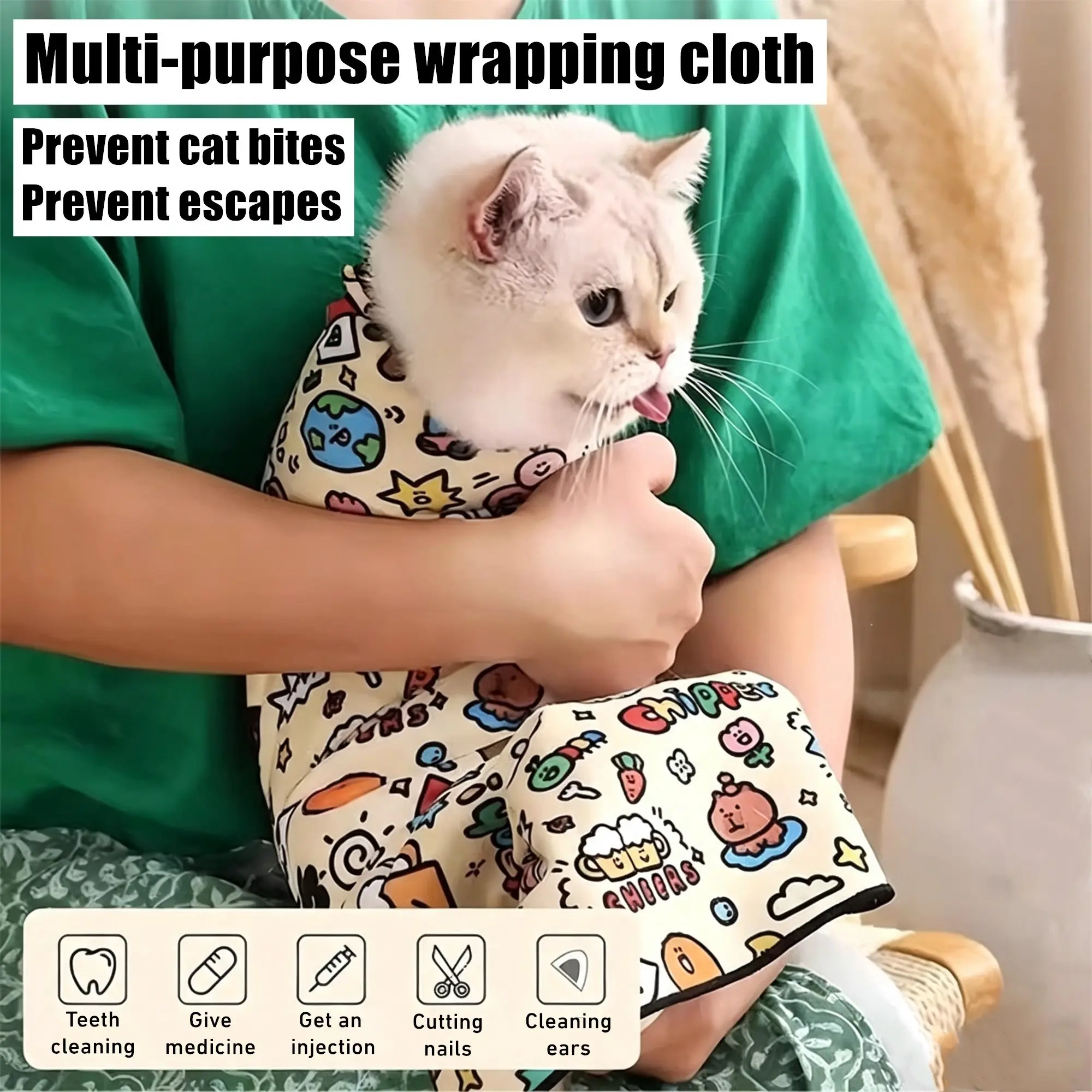 Universal Self-Adhesive Cloth 24in*24in, Multi-Purpose Wrap Cloth, Camera Lens Protection, Pet Cat Cover, Washable Magic Tape Cloth