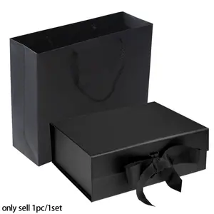 Luxury Gift Box with Lid and Ribbon, Three Sizes Available, Perfect for Christmas, New Year, Valentine's Day, Wedding, Birthday Gifts