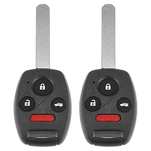 2pcs 313.8MHz N5F-S0084A Replacement Smart Proimity Keyless Entry Remote Key Fob for Honda Civic for Acura MD 2007-2013 4 Buttons Uncut Car Ignition Key 46 Chip