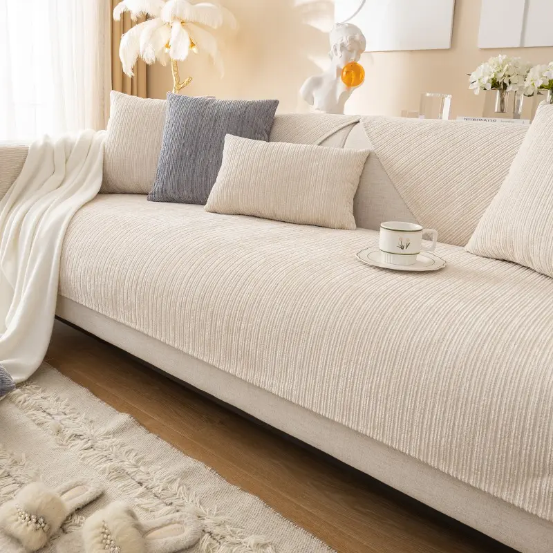 1 Simple Pet-Friendly Sofa Cover, Non-Slip, Machine Washable, Suitable for Living Room, Bedroom, Office, and Other Home Decorations, Ideal for All Seasons