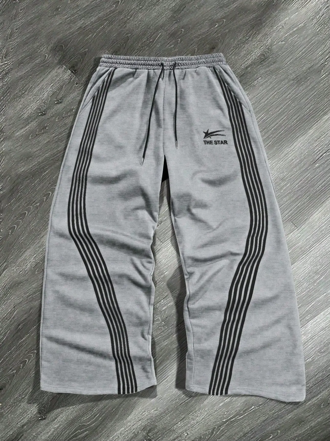 Printed Straight Leg Sport Pants, Loose Fit Unisex Jogger Pants, Suitable for Gym, Streetwear, Casual Wear, All Seasons, Comfortable Fashion, Athleisure Fitness Pants