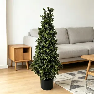 Advanced Artificial Buxus Tree, 2ft/3ft/4ft, Ideal for Christmas, New Year, Holiday Parties, Indoor/outdoor Decorations