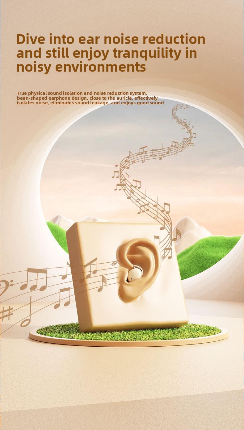 Sleep headphones, painless for side sleepers, no ear pressure, 2026 new model, in-ear noise-canceling, long battery life, sleep Bluetooth headphones