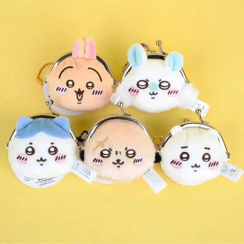 yiji Coin Wallet Hachiware Usagi Pendant Momoka Sea Otter Bag Toy Decoration Keychain Portable Wallet Girl Holiday Gift