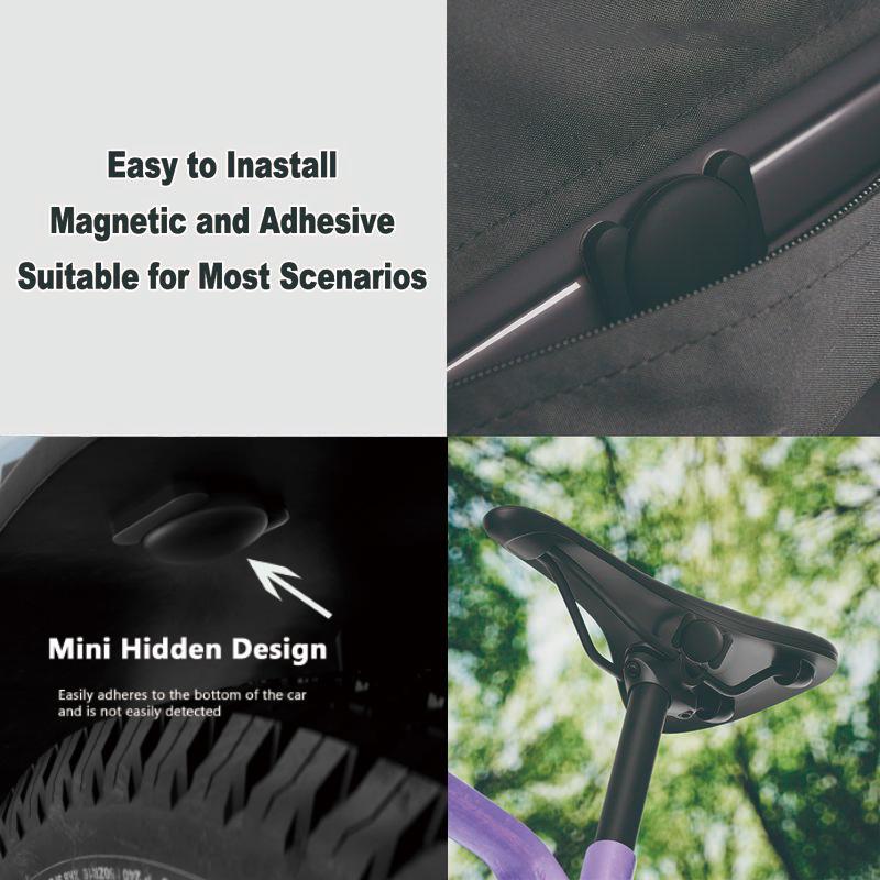 Vehicle GPS Tracker, iOS & Android Dual System Bluetooth-compatible Finder, Mini Hidden Car Tracker Compatible with Apple Find My & Google Find Hub, Wireless Positioning Tracker