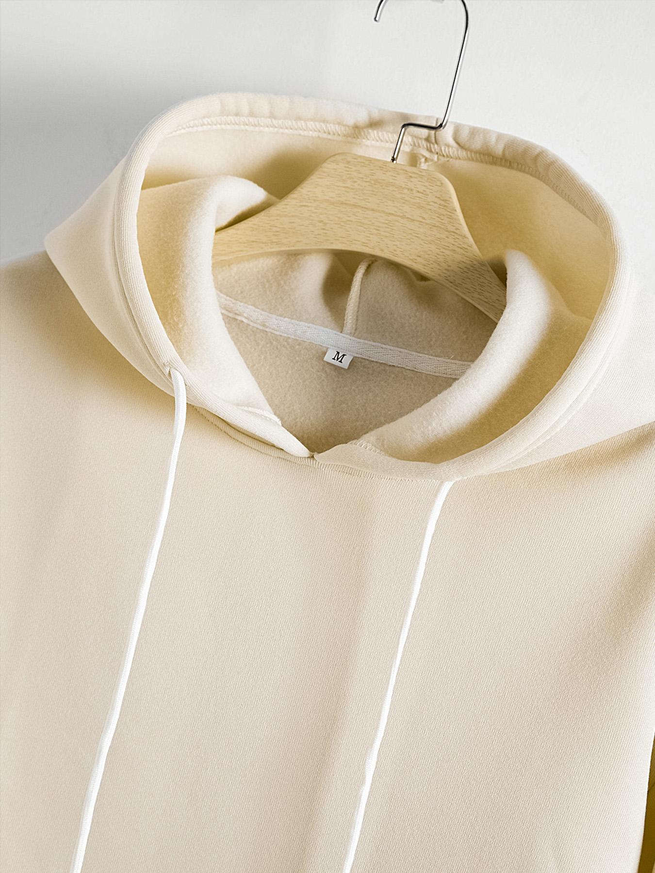 Men's Cartoon Smile Face Print Drop Shoulder Hoodie, Fashion Casual Regular Fit Drawstring Pocket Hooded Sweatshirt for Daily Holiday Outdoor Wear, Men Clothes for Fall & Winter