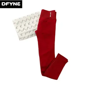 DFYNE Seamless Leggings| High Waisted Tummy Control Gym Pants for Women| Booty Lifting Scrunch Yoga Tights