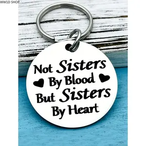 Personalized Keychain with a Stainless Steel Filled Heart Charm and Leather Strap, Lightweight Initial Letter Pendant for Keys and Bags, Filled Heart Keychains