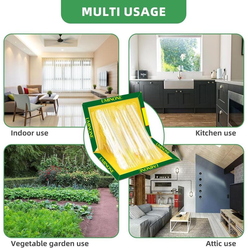 Large Pest Control Traps, Strong Adhesive Mouse Boards, Indoor Outdoor Kitchen Garden Use, Safe Non-Toxic, No Power Needed, No Bait Included