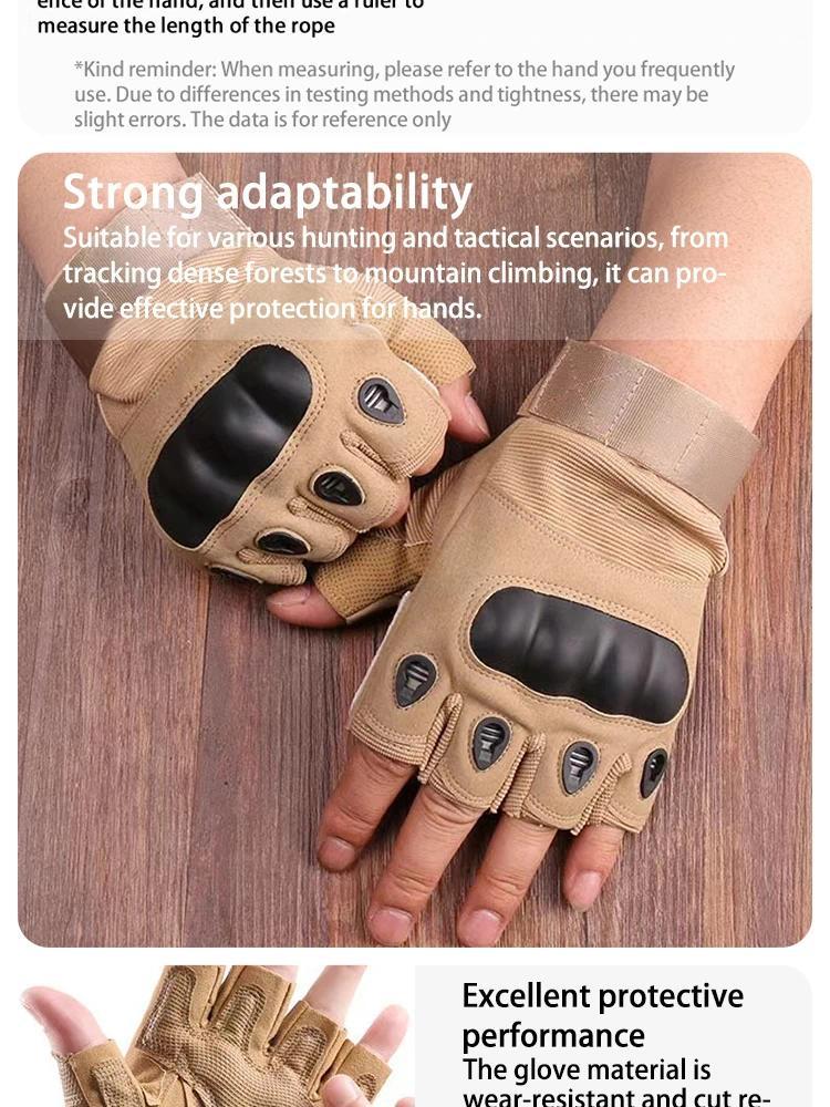 Half-Finger Tactical Gloves – Breathable, Anti-Skid and Wear-Resistant for Outdoor Hunting, Training, Fitness, Cycling and Sports