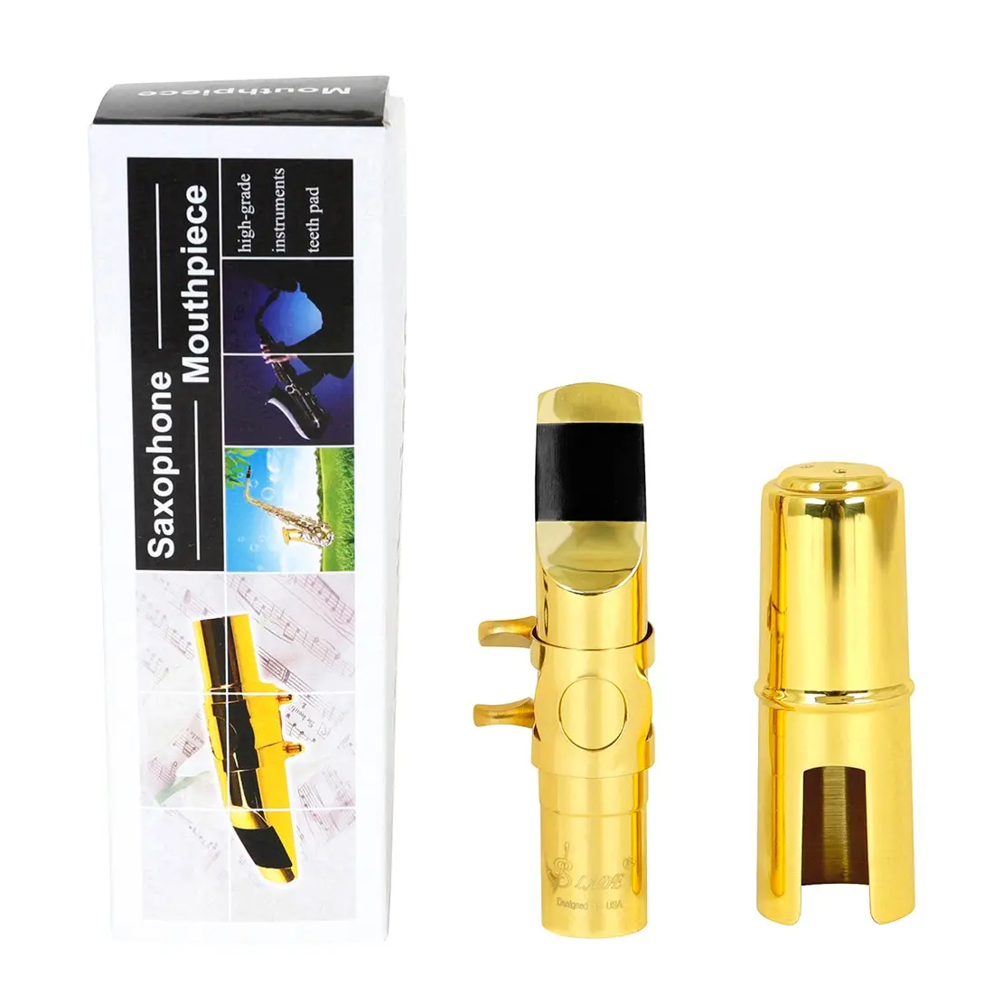 Slade Nd287 Professional Alto Flute Mouthpiece, Brass Material, 4-String Design, Ideal for Musicians, Durable and High-Quality Performance