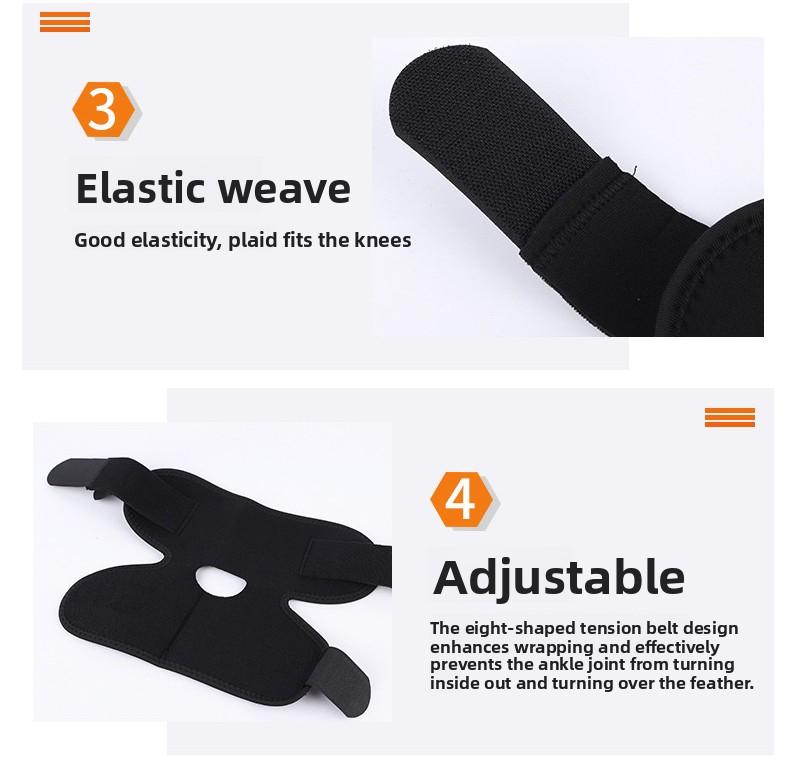 Unisex Ankle Support Braces - 2 Pcs High Elastic Nylon, Breathable Comfort Stable Support for Outdoor Sports Sprain Protection Active Individual
