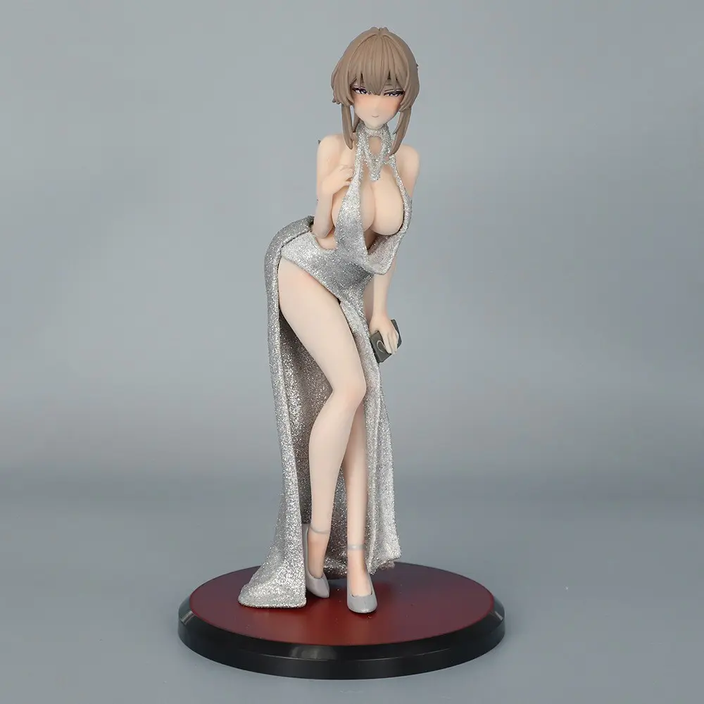Standing Gown Erin Handmade Figure, Sexy Anime Girl Statue, Desktop Computer Case Decoration, Collectible Model
