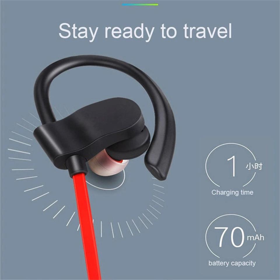 Wireless Bluetooth Headphones Stereo Hook Headset Music Sport Earphone Gaming Handsfree Earphone for All Smart Phones